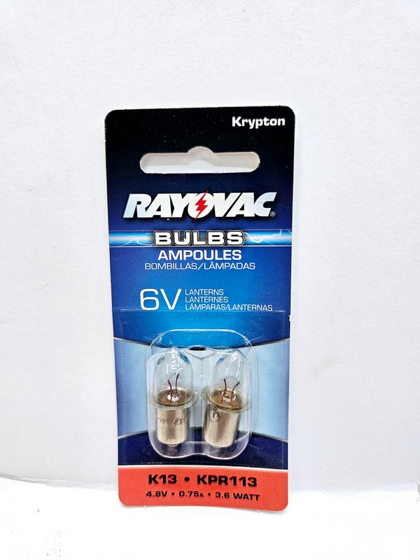 K13-2 Rayovac KRP113 Bulbs