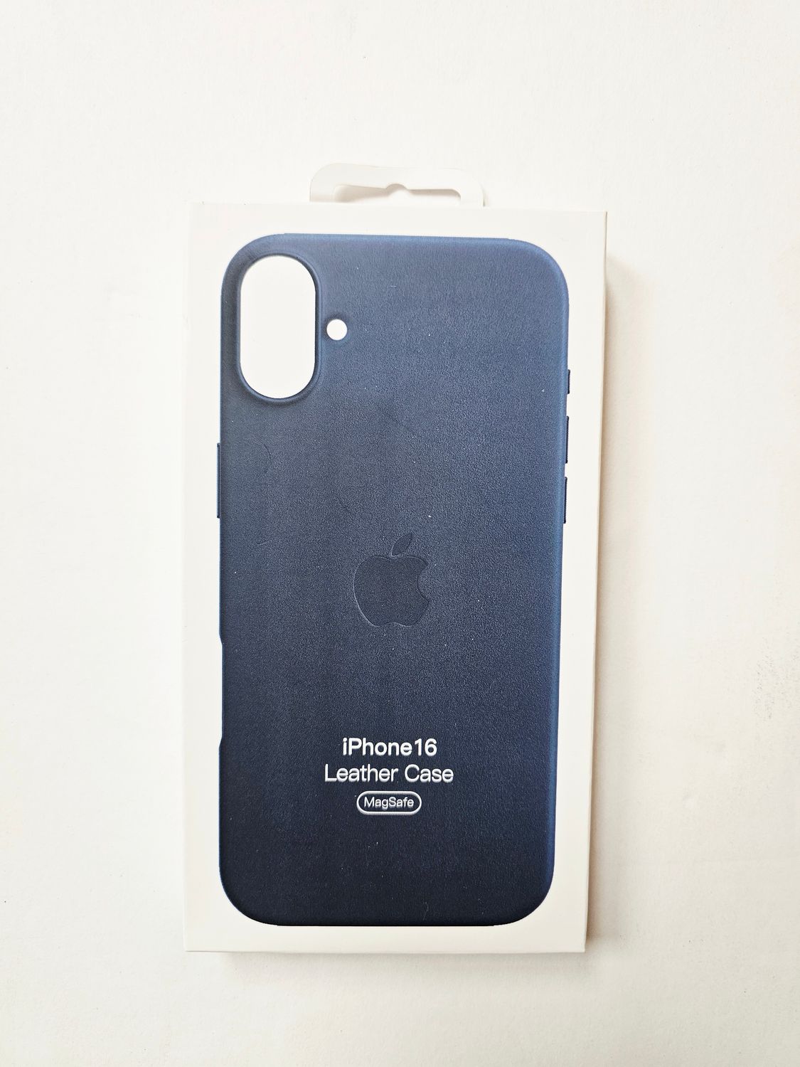 iPhone 16 Pacific Blue Leather Phone Case