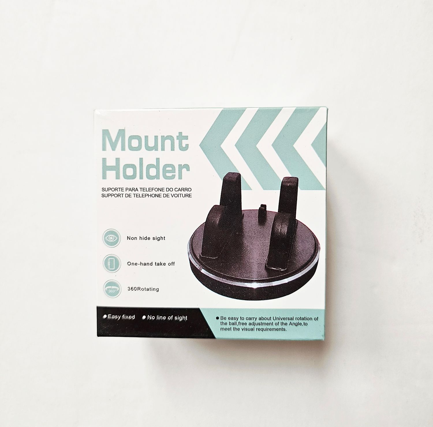 Dashboard Mount Phone Holder - Black