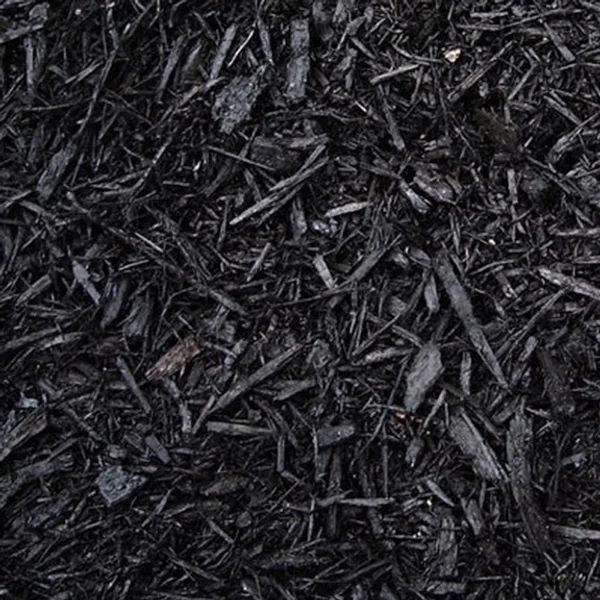 Deep rich black mulch, helps prevent weeds, keeps flower beds moist and adds that beautiful black color to your home&#39;s landscape.
