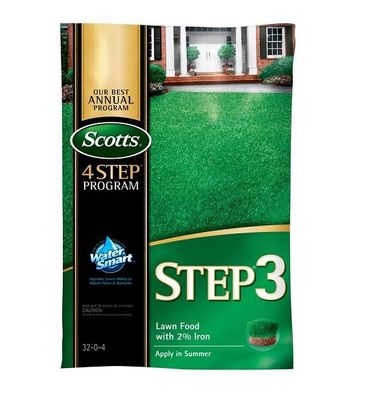 Scotts Step 3 Lawn Food strengthens the lawn against heat and drought. Oasis Outdoor Supply carries Step1 - 4.