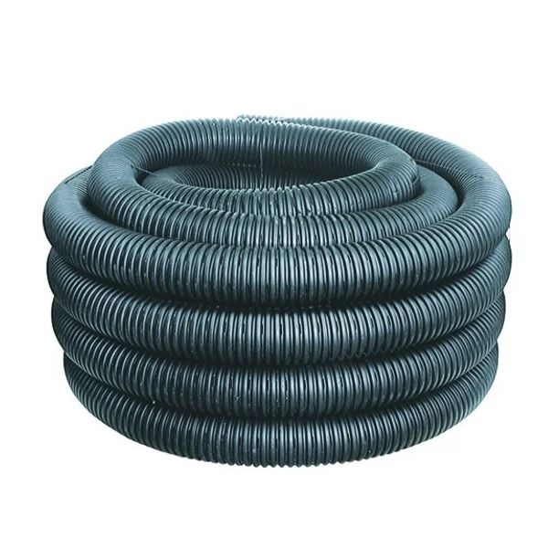 Corrugated Slotted 4&quot; x 100&#39; Drainage Pipe
