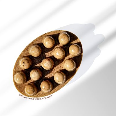Jabón masajeador de café y canela 150g