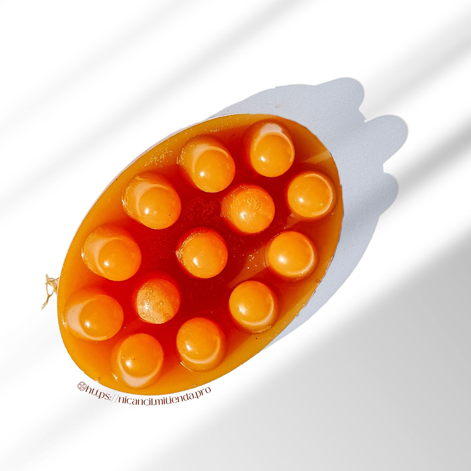 Jabón masajeador de naranja con luffa 150g
