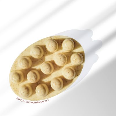 Jabón masajeador de avena y miel 150g