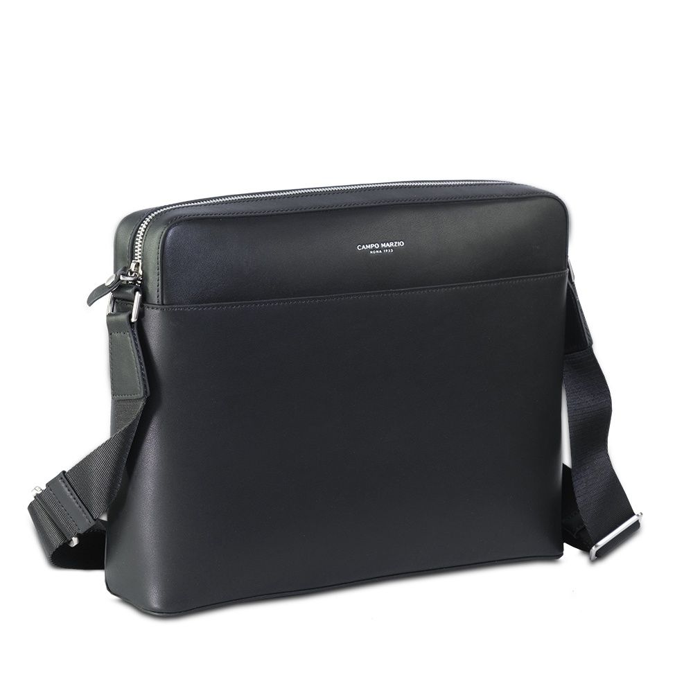 BERNARD EXECUTIVE - MESSENGER (LEATHER), COLOUR: BLACK