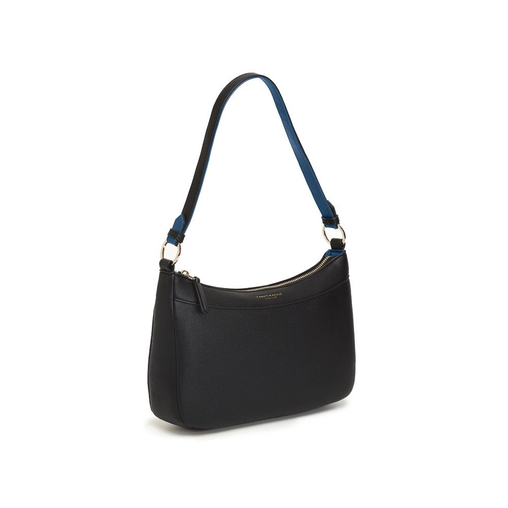 KAREN BAGUETTE BAG, COLOUR: BLACK