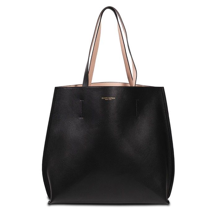 THE ICONIC DOUBLE TOTE BAG (REVERSIBLE) - STANDARD / LARGE, COLOUR: BLACK