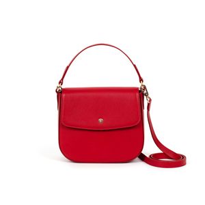 KATE SADDLE BAG, COLOUR: FLAME SCARLET
