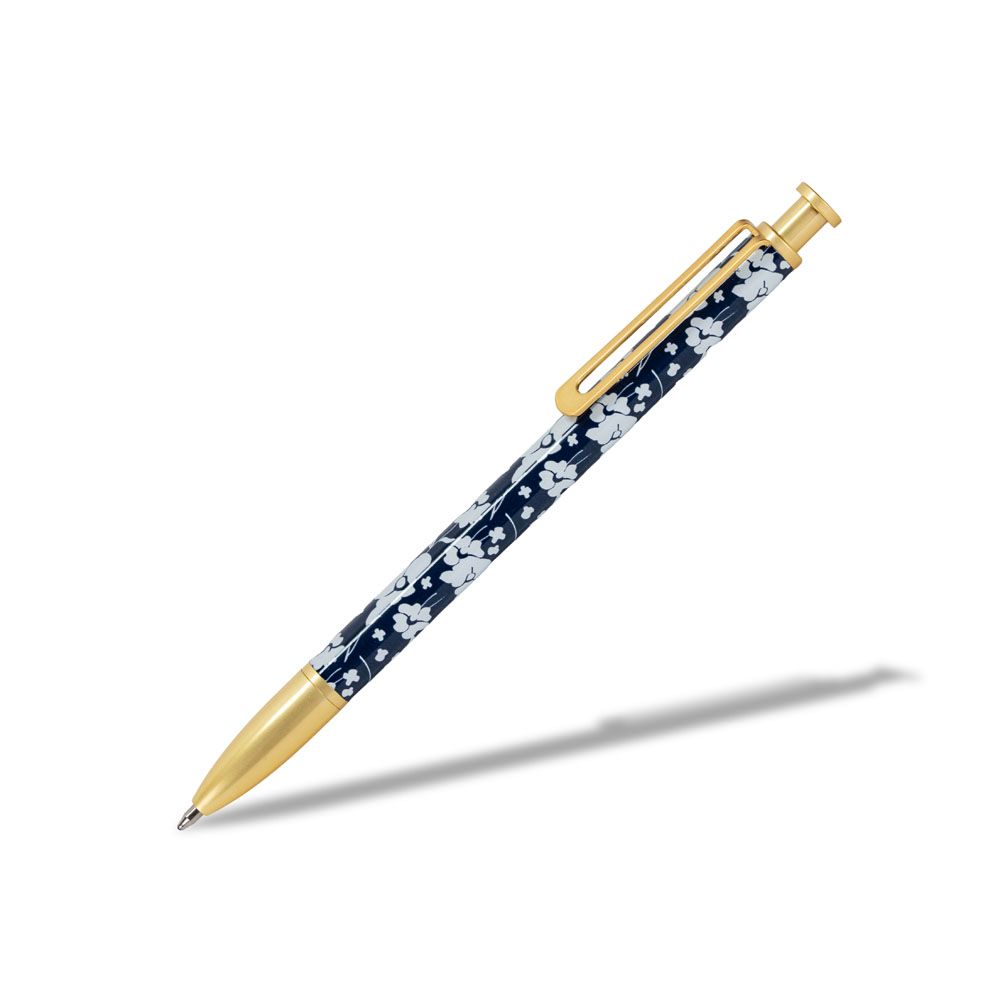 FLORALIA BALLPOINT PEN, COLOUR: OCEAN BLUE