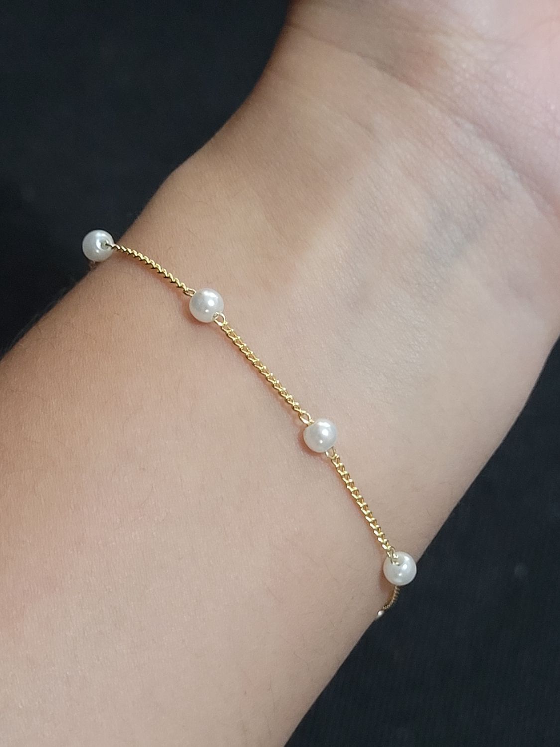 Pulsera perla barbada