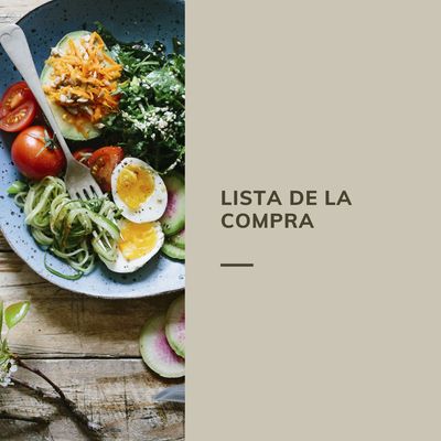 Lista de la compra saludable