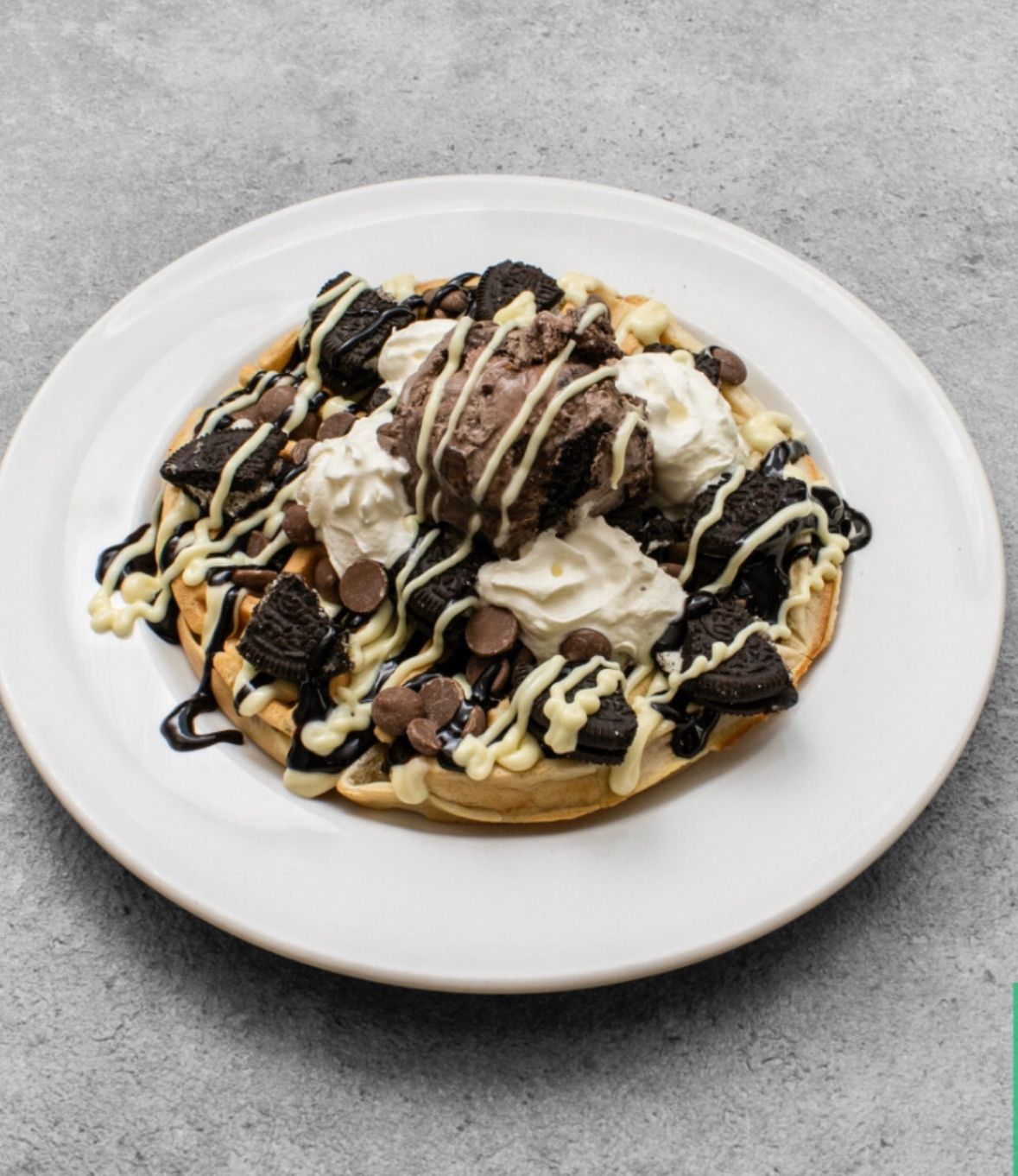 Cookies and Cream Waffle