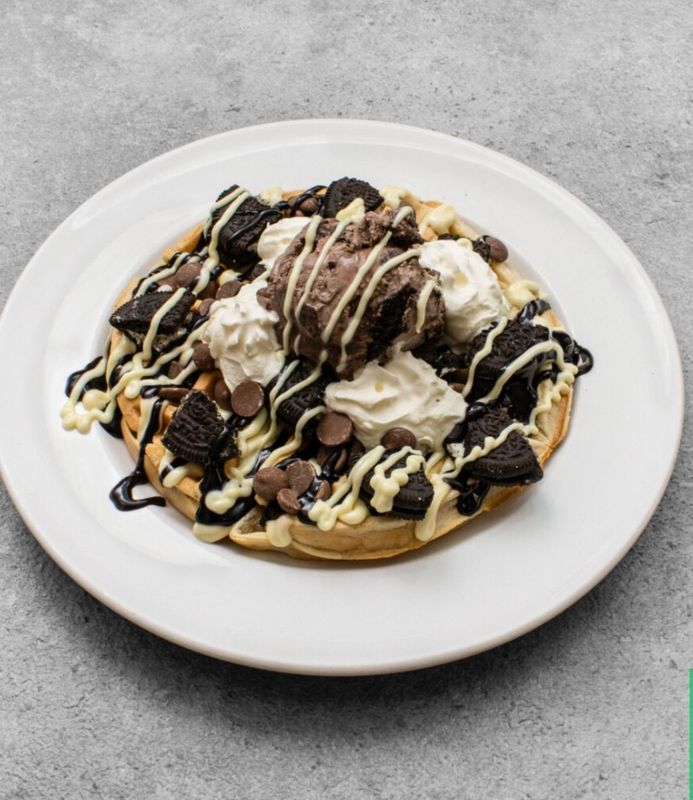 Cookies and Cream Waffle