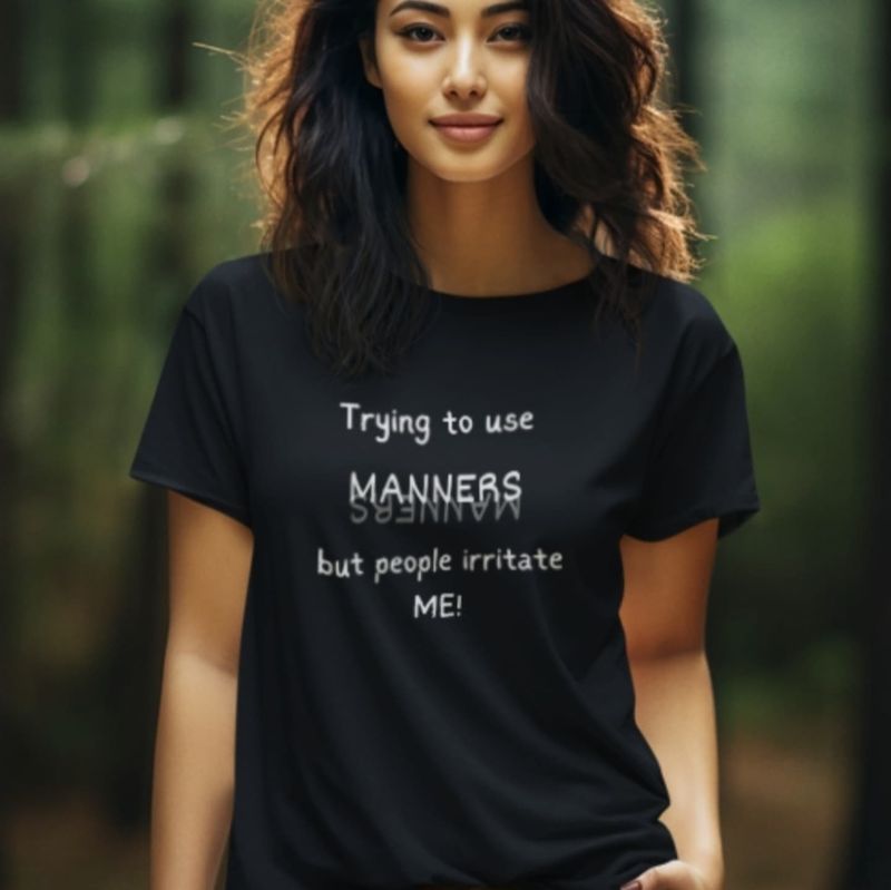 Manners tshirt