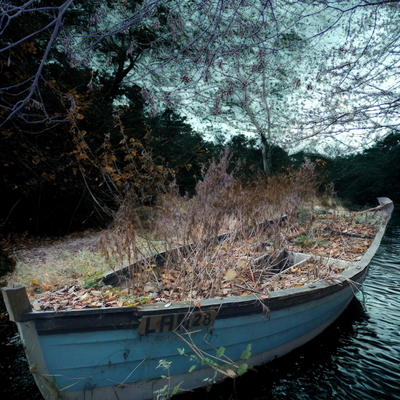 Bilder-Collage Boot