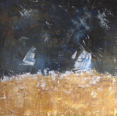 Galerie-Bilder der Größe 100 cm Höhe x 100 cm Breite, Originale