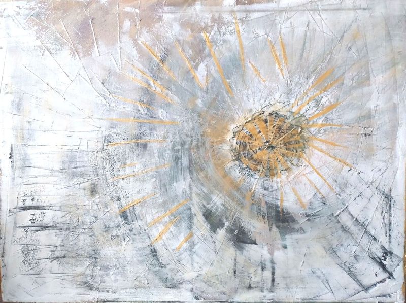 Spirale, Original auf Leinwand, 60 cm x 80 cm