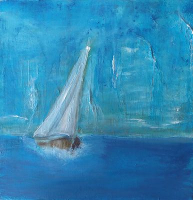 Luv, Original auf Leinwand, 40 cm x 40 cm