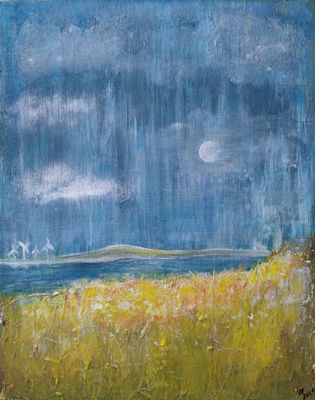 Galerie-Bilder der Größe 50 cm Höhe x 40 cm Breite, Originale