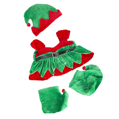 Déguisement elfe avec bottes et chapeau (Fille)