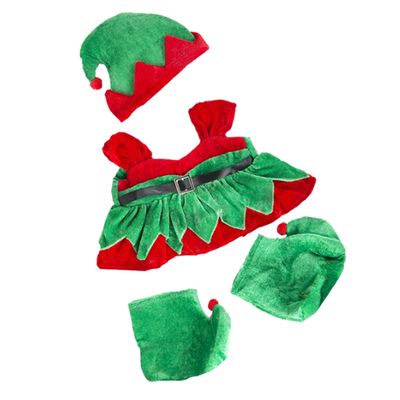 Déguisement elfe avec bottes et chapeau (Fille)