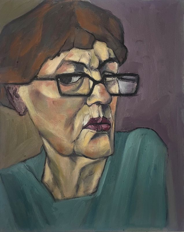Portrait With Reading Glasses