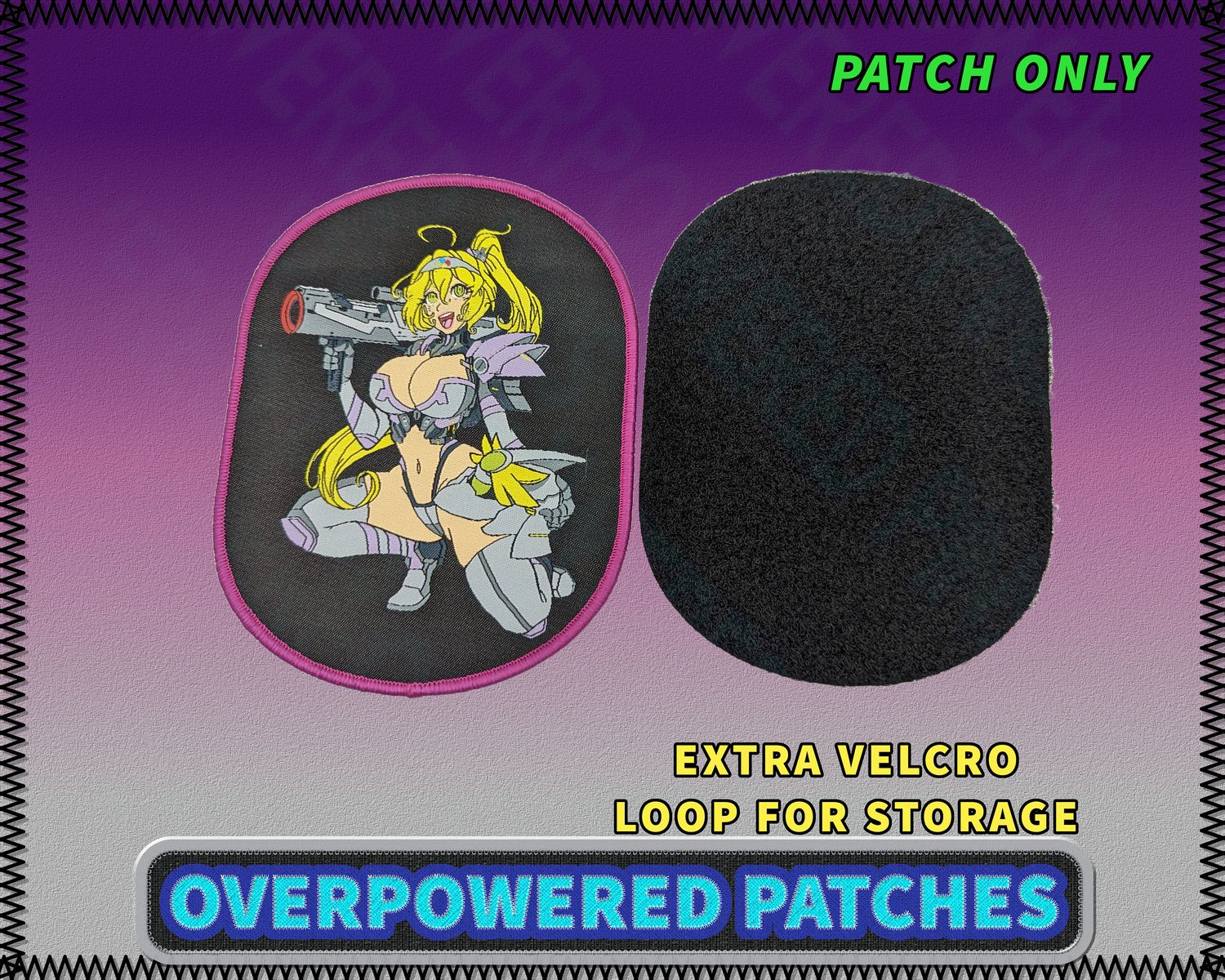 SNES Chan, Morale Ranger Woven Embroidered Patch