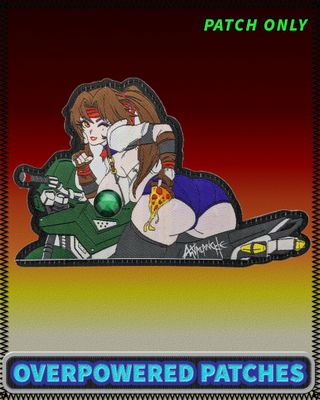 Bombshell Biker, Morale Ranger Woven  Patch