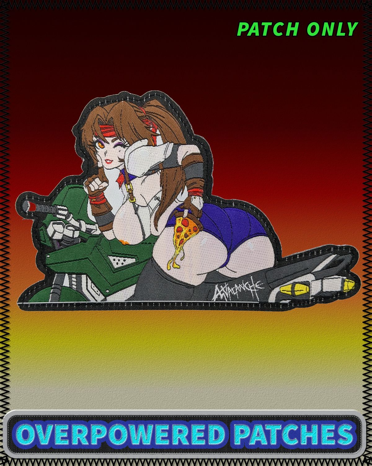 Bombshell Biker, Morale Ranger Woven Patch