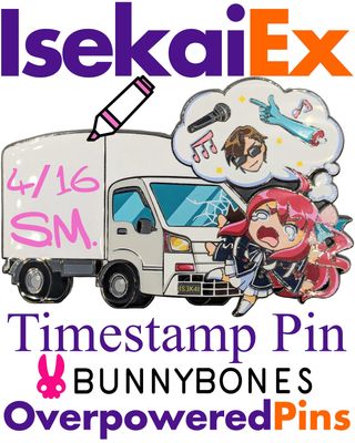 Isekai Express, Parody Hard Enamel Pin Isekai Express, Parody Hard Enamel Pin