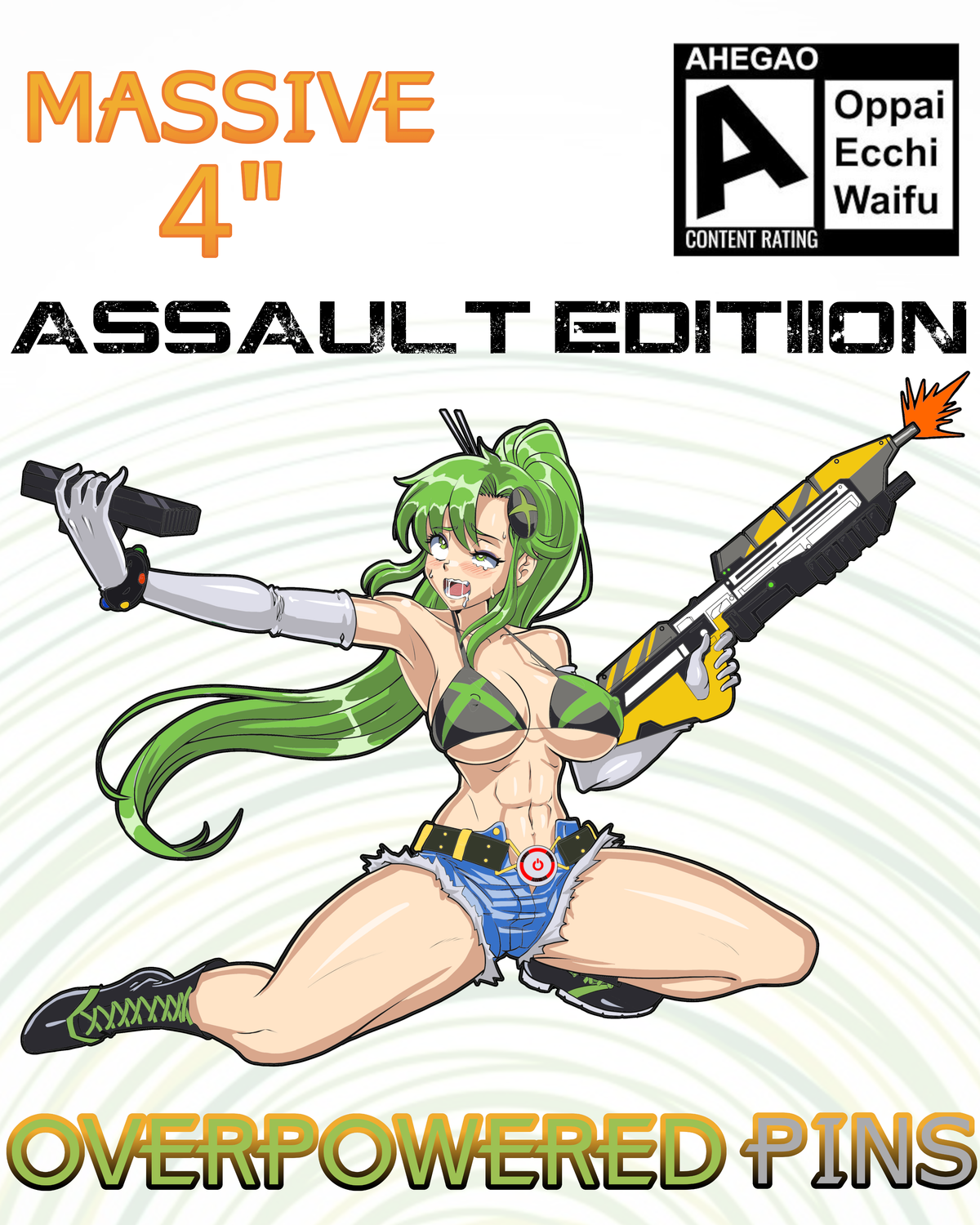 Xbox 360 Chan, Cubic Zirconia Enamel Pin