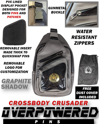 CrossBody Crusader Pin/Patch Ita Bag