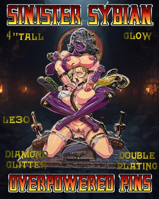 Sinister Sybian Hard Enamel Pin