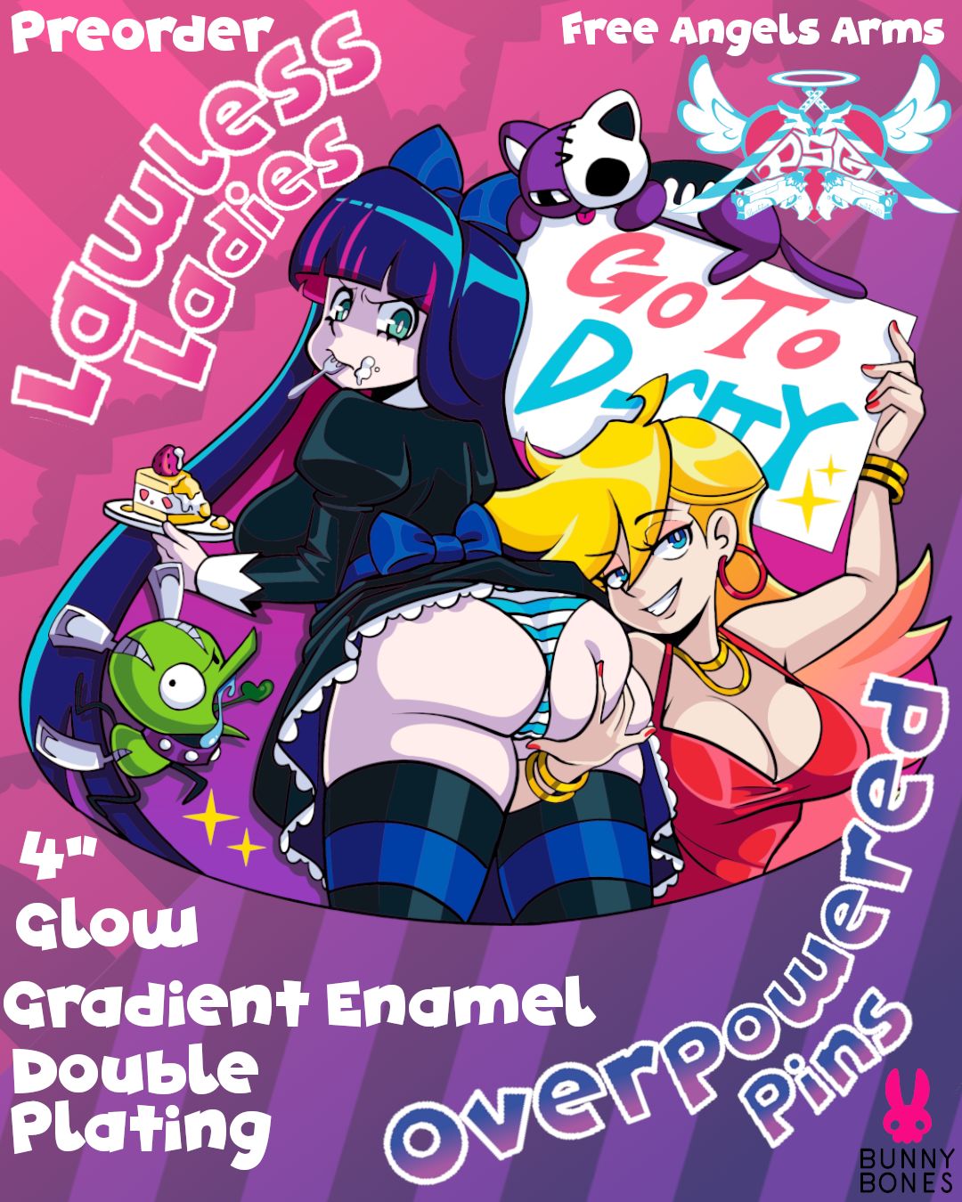 Lawless Ladies, Hard Enamel Pin