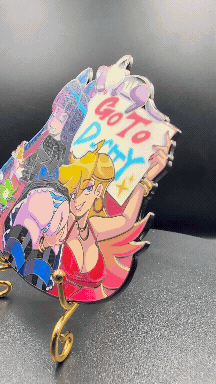 Lawless Ladies, Cubic Zirconia Enamel Pin
