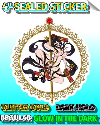 Spellbinding Striptease 4" Sealed Sticker