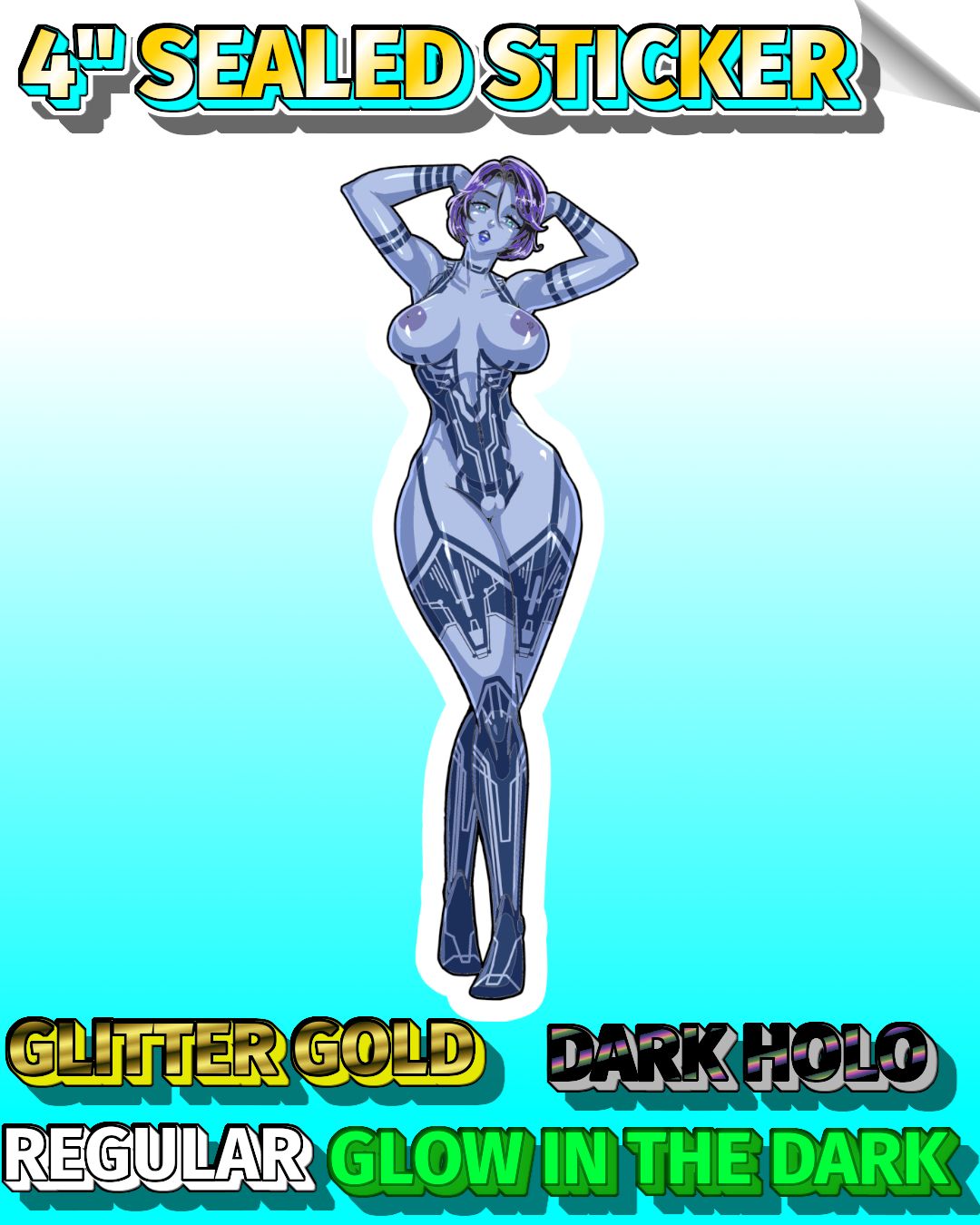 Arousing Ai 4" Sealed Sticker