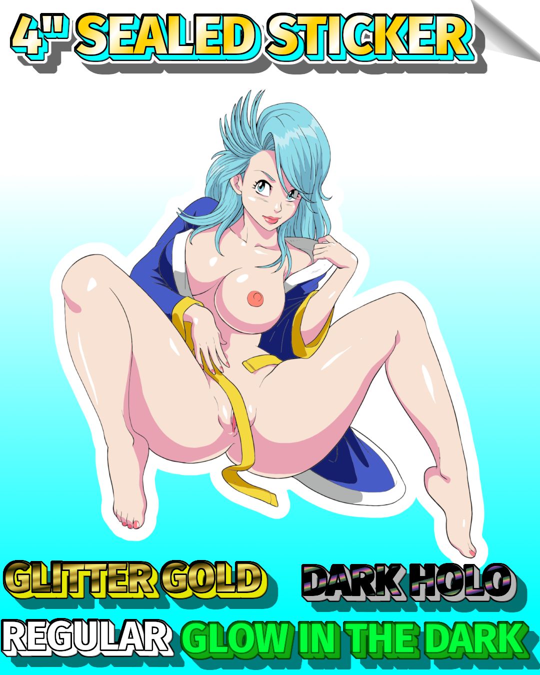 Blooming Babe 4" Sealed Sticker
