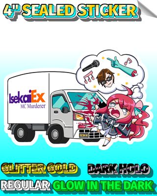 Isekai Express 4" Sealed Sticker