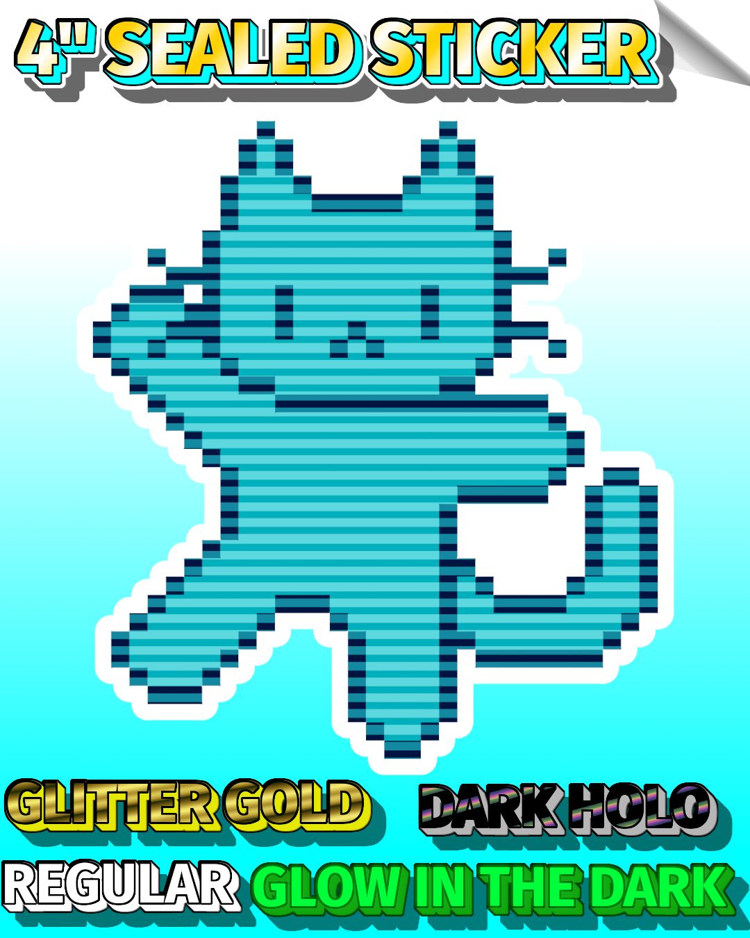 Digi Kitty 4" Sealed Sticker