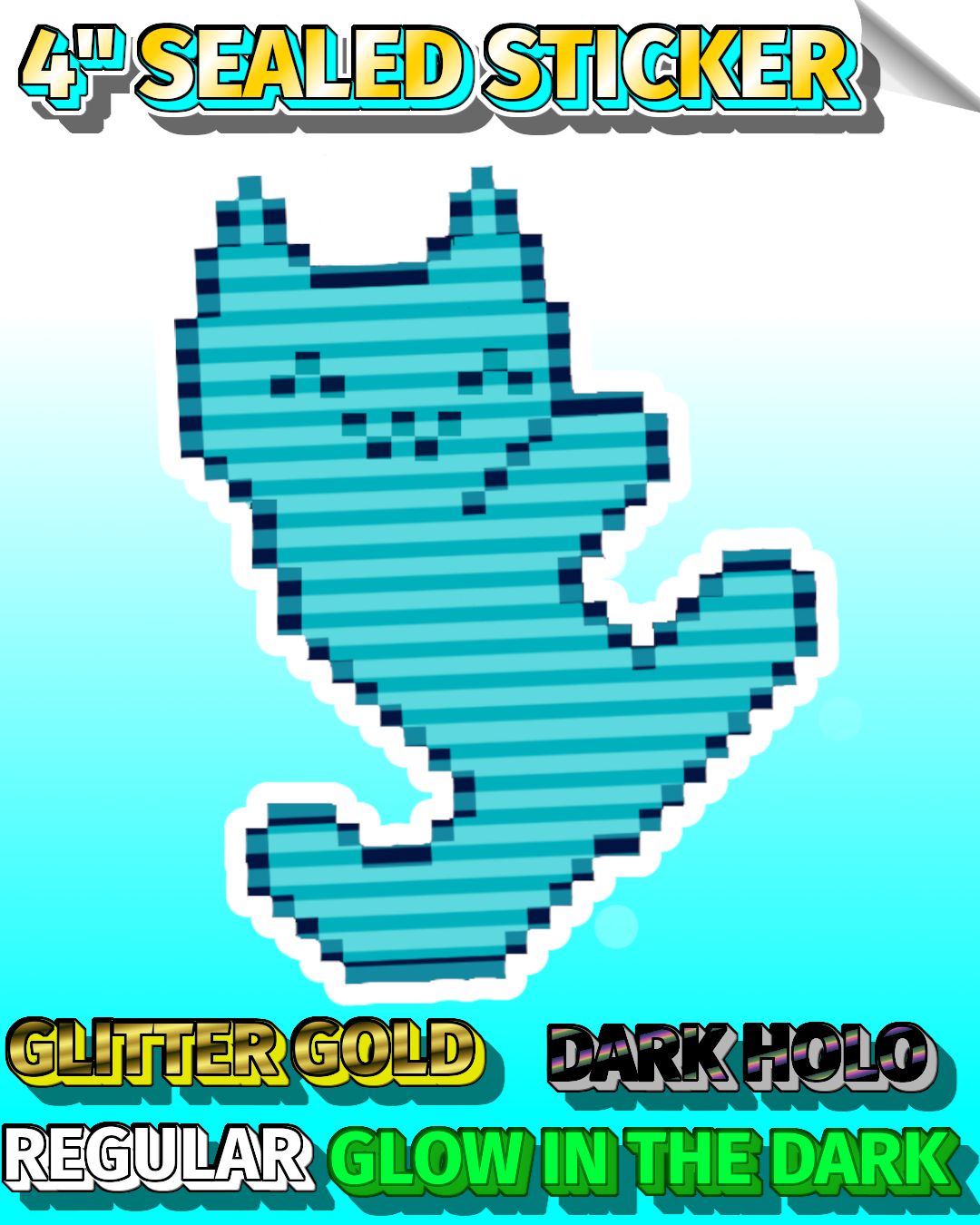 Digi Kitty 4" Sealed Sticker
