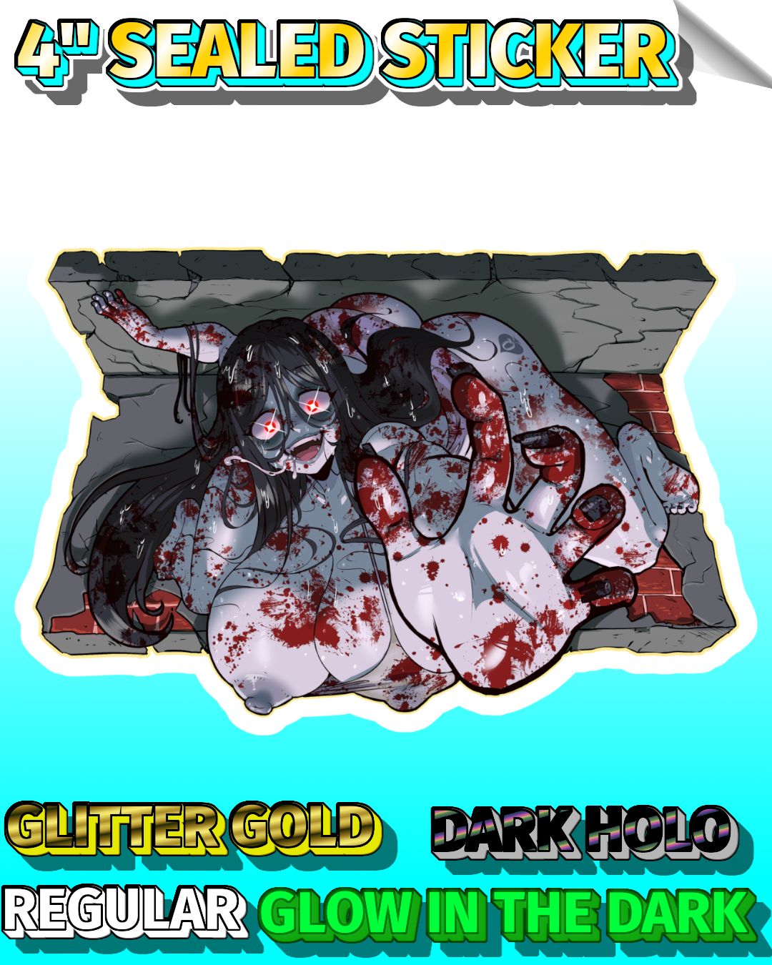 Love's Curse 4" Sealed Sticker