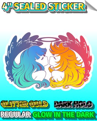 Angels Amour 4" Sealed Sticker