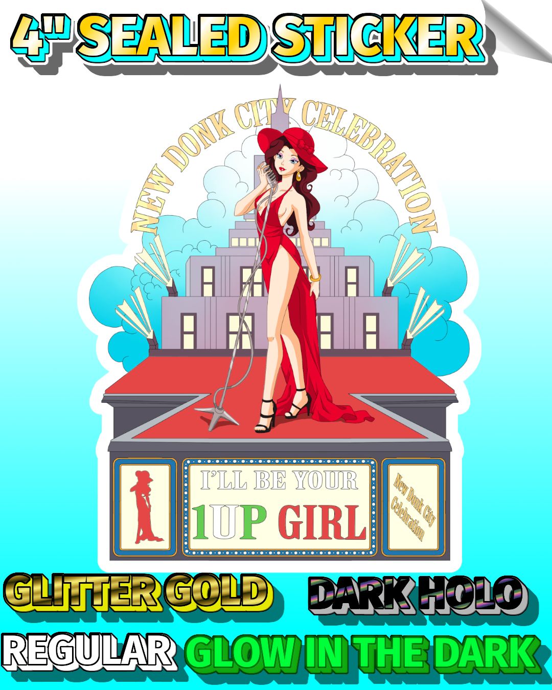 Scarlett Mayoress 4" Sealed Sticker