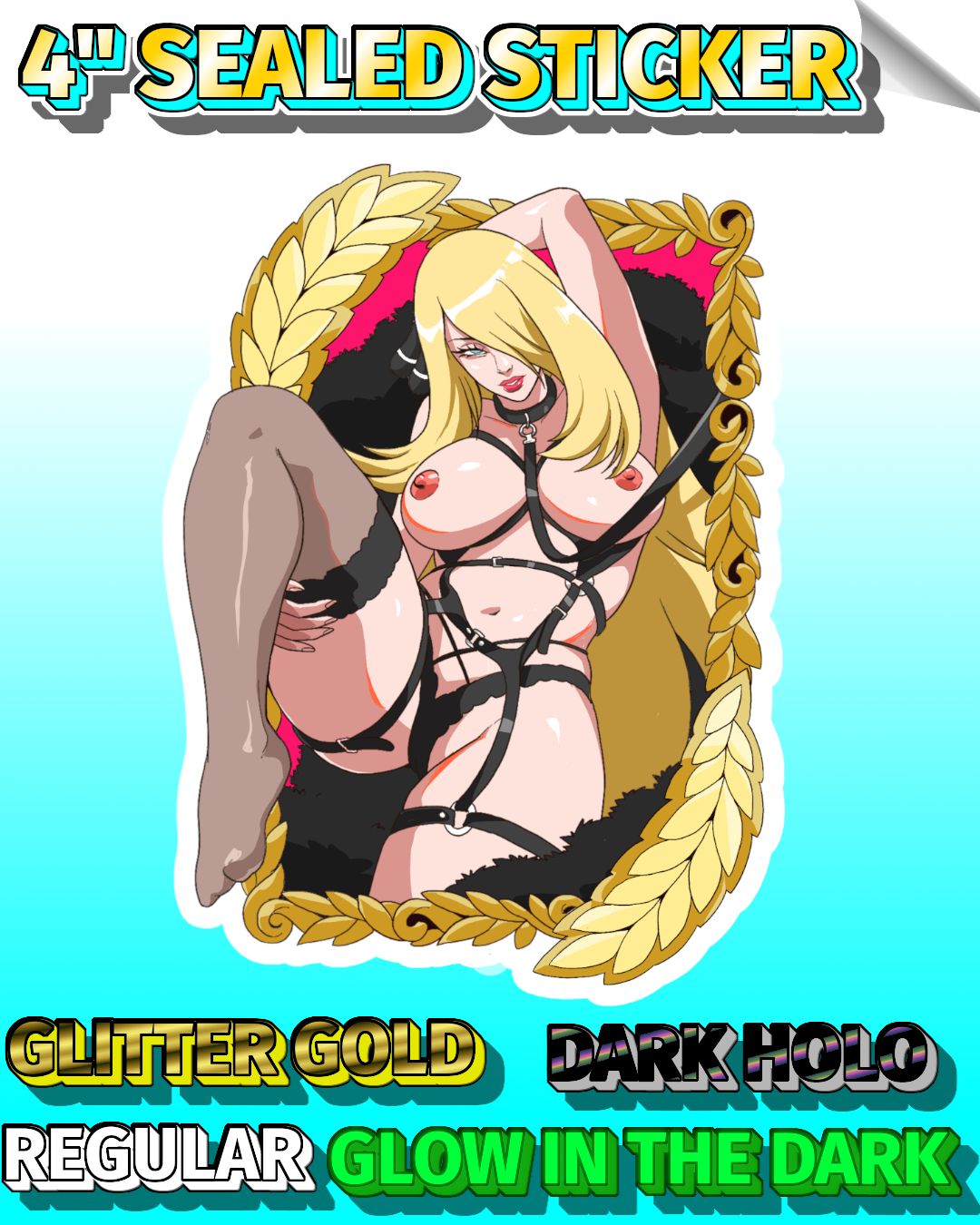 Champion's Trophy 4" Sealed Sticker