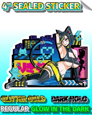 Rikina Hayami  4" Sealed Sticker