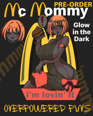 McMommy, Hard Enamel Pin Pre-Order