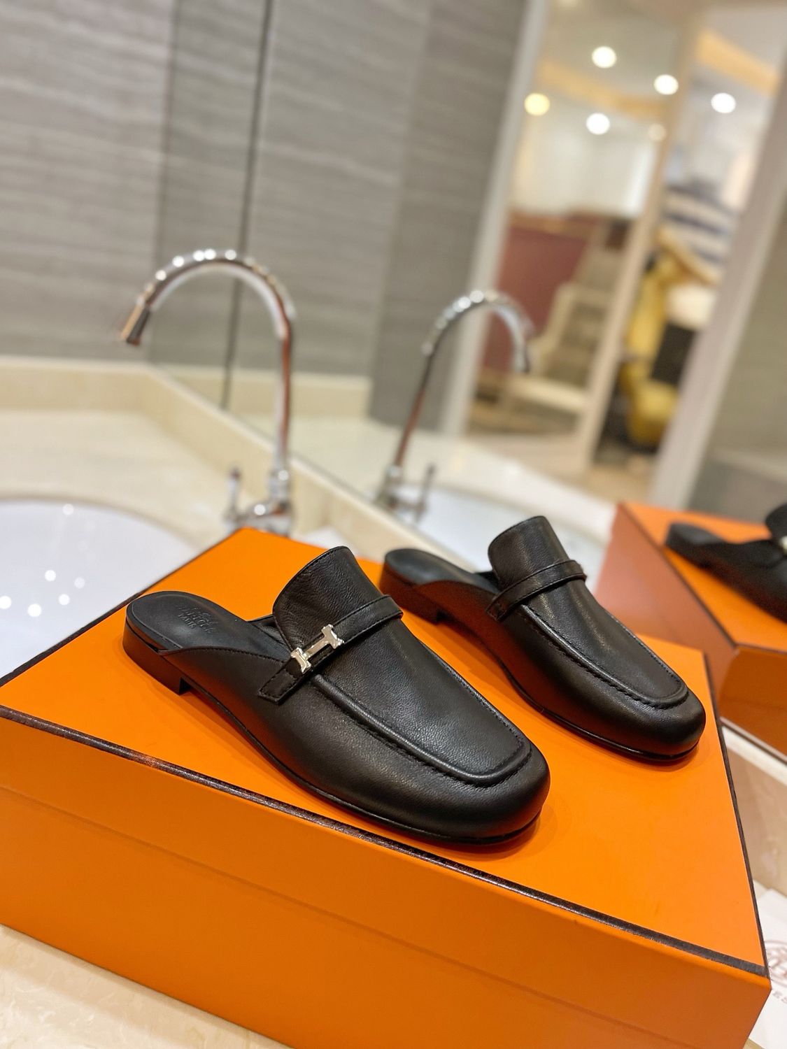 Hermes women slippers HARB02