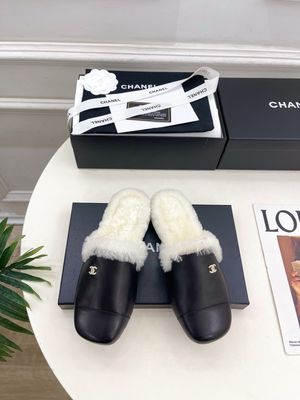 Chanel women slippers CALJ06